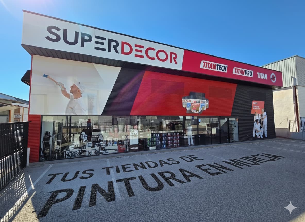 Fachada tienda SuperDecor Murcia